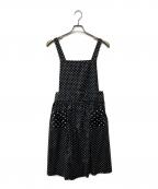 tricot COMME des GARCONSトリココムデギャルソン）の古着「ドットキャミソールワンピース/TE-A007」｜ブラック