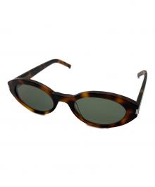 Saint Laurent Paris（サンローランパリ）の古着「オーバルフレーム サングラス/SL 567 002」｜ブラウン