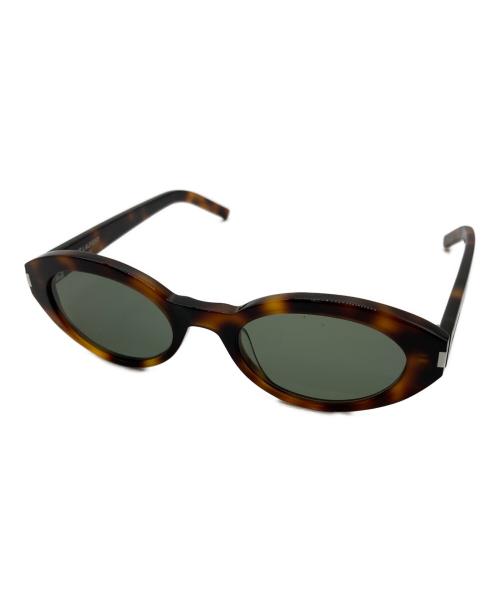 Saint Laurent Paris（サンローランパリ）Saint Laurent Paris (サンローランパリ) オーバルフレーム サングラス/SL 567 002 ブラウン サイズ:SIZE Mの古着・服飾アイテム