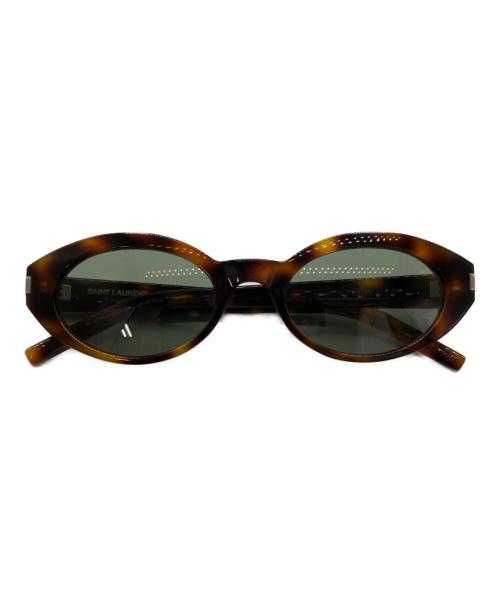 Saint Laurent Paris（サンローランパリ）Saint Laurent Paris (サンローランパリ) オーバルフレーム サングラス/SL 567 002 ブラウン サイズ:SIZE Mの古着・服飾アイテム