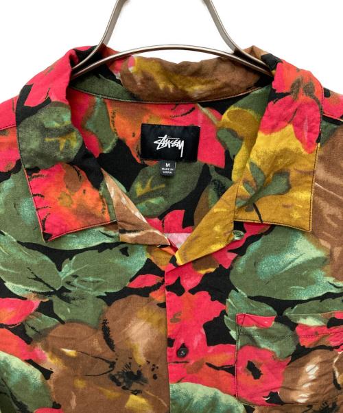 stussy（ステューシー）stussy (ステューシー) ボタニカルアロハシャウ ブラウン サイズ:Ｍの古着・服飾アイテム