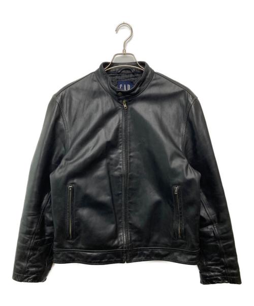 GAP（ギャップ）GAP (ギャップ) シングルライダースジャケット ブラック サイズ:Sの古着・服飾アイテム