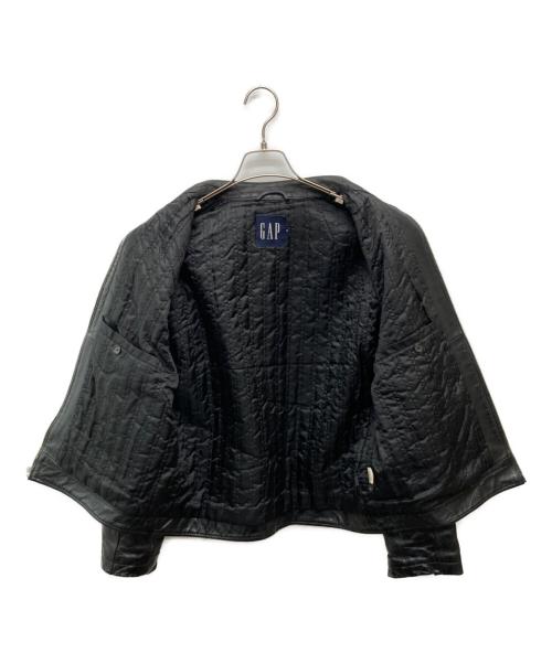 GAP（ギャップ）GAP (ギャップ) シングルライダースジャケット ブラック サイズ:Sの古着・服飾アイテム