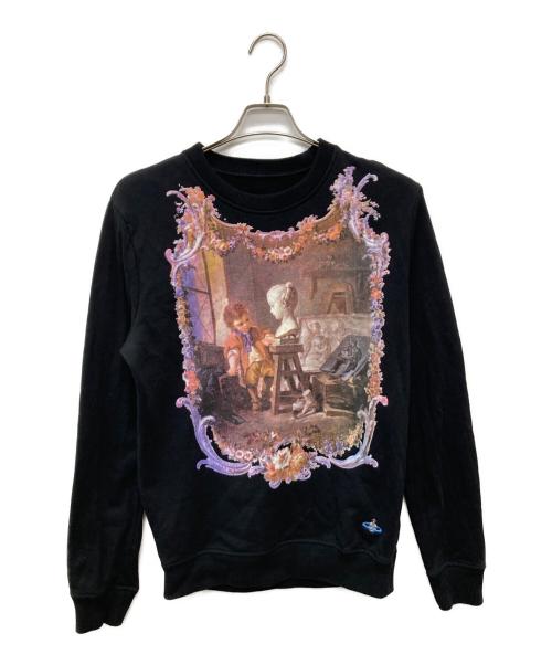 Vivienne Westwood man（ヴィヴィアン ウェストウッド マン）Vivienne Westwood man (ヴィヴィアン ウェストウッド マン) SCULPTURE BOY SWEAT ブラック サイズ:Ｍの古着・服飾アイテム