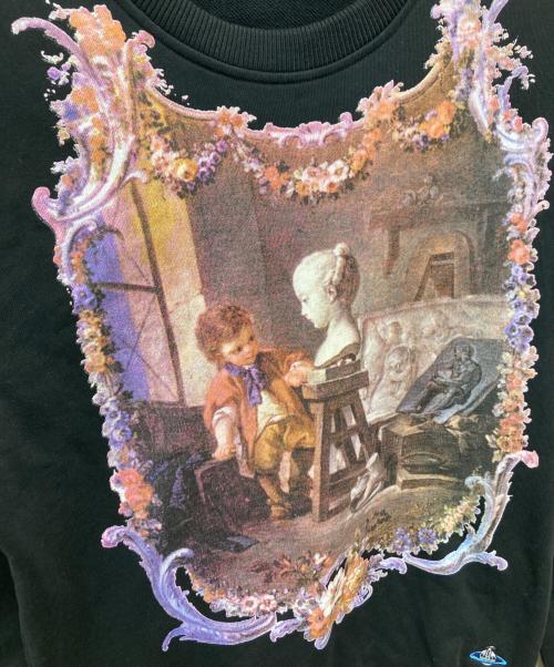 Vivienne Westwood man（ヴィヴィアン ウェストウッド マン）Vivienne Westwood man (ヴィヴィアン ウェストウッド マン) SCULPTURE BOY SWEAT ブラック サイズ:Ｍの古着・服飾アイテム