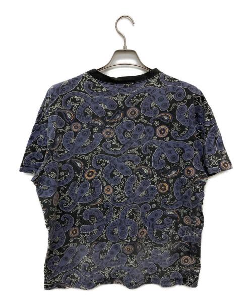 stussy（ステューシー）stussy (ステューシー) 総柄ペイズリーポケットTシャツ パープル サイズ:Ｍの古着・服飾アイテム