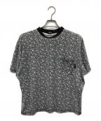 stussyステューシー）の古着「スカルプリント Tシャツ」｜ブラック