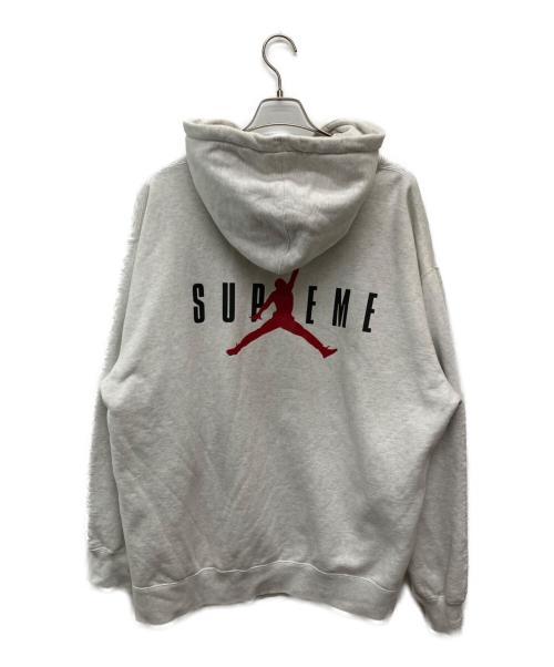 SUPREME（シュプリーム）Supreme (シュプリーム) JORDAN (ジョーダン) Hooded Sweatshirt/HF0836-051 グレー サイズ:ＸＬの古着・服飾アイテム