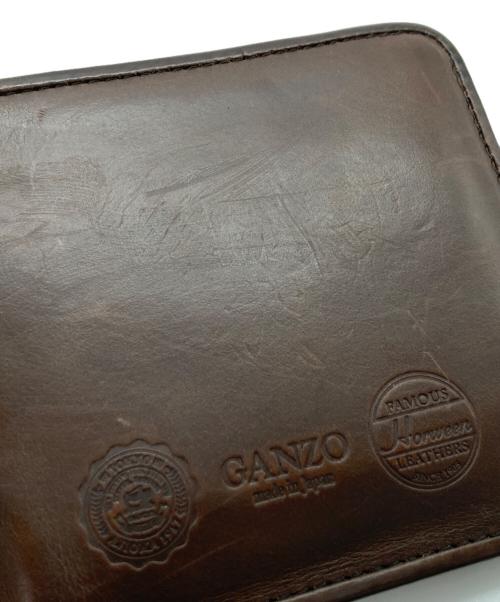 GANZO（ガンゾ）GANZO (ガンゾ) GH5-C 小銭入れ付き二つ折り財布/59137 ブラウンの古着・服飾アイテム