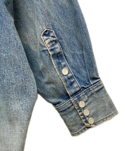 KOLOR（カラー）KOLOR (カラー) レイヤード ウエスタン オーバーサイズ デニムシャツ インディゴ サイズ:２の古着・服飾アイテム