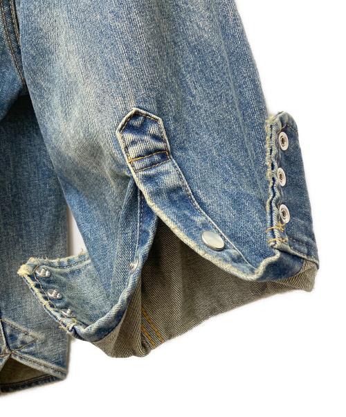 KOLOR（カラー）KOLOR (カラー) レイヤード ウエスタン オーバーサイズ デニムシャツ インディゴ サイズ:２の古着・服飾アイテム