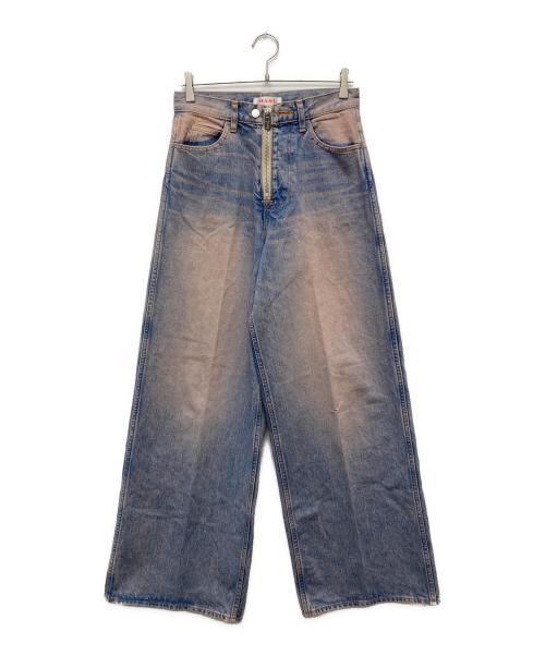 masu（エムエーエスユー）masu (エムエーエスユー) BAGGY JEANS OVER DYE インディゴ サイズ:44の古着・服飾アイテム