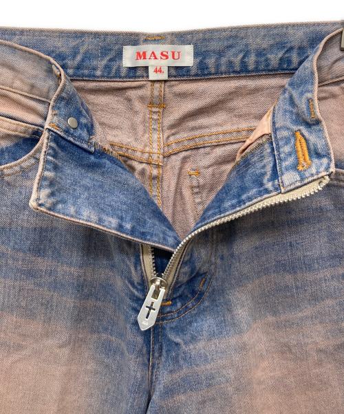 masu（エムエーエスユー）masu (エムエーエスユー) BAGGY JEANS OVER DYE インディゴ サイズ:44の古着・服飾アイテム