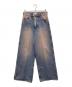 masu（エムエーエスユー）の古着「BAGGY JEANS OVER DYE」｜インディゴ