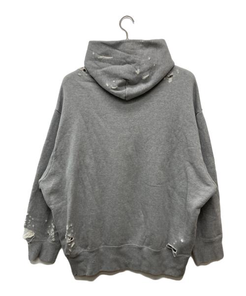 KOLOR（カラー）KOLOR (カラー) ダメージ加工パーカー グレー サイズ:２の古着・服飾アイテム
