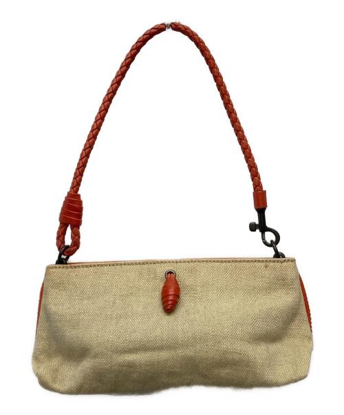 BOTTEGA VENETA（ボッテガベネタ）BOTTEGA VENETA (ボッテガベネタ) ワンショルダーバッグ ベージュの古着・服飾アイテム