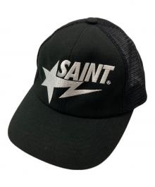 SAINT MICHAEL×A BATHING APE（セントマイケル×アベイシングエイプ）の古着「BAPE MESH CAP/SM-MK8-0000-C59」｜ブラック