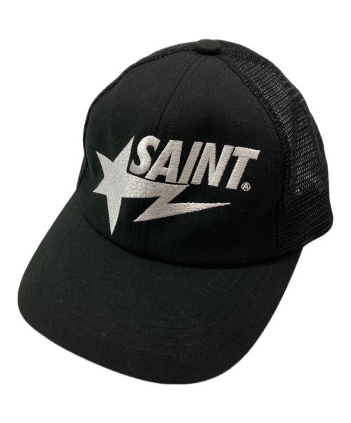 SAINT MICHAEL（セントマイケル）SAINT MICHAEL (セントマイケル) A BATHING APE (アベイシングエイプ) BAPE MESH CAP/SM-MK8-0000-C59 ブラックの古着・服飾アイテム