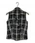 BURBERRY LONDON（バーバリーロンドン）の古着「フリルカシュクールシャツ」｜ブラック