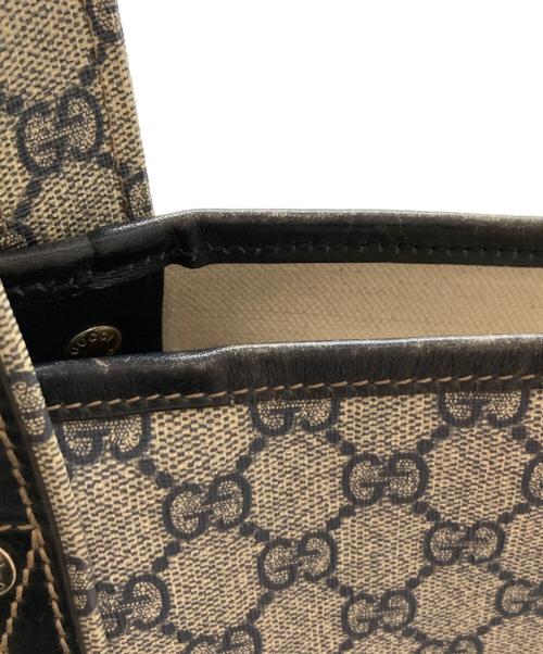 GUCCI（グッチ）GUCCI (グッチ) GG PVCキャンバストートバッグ/211134 グレーの古着・服飾アイテム