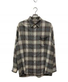 中古・古着通販】AURALEE (オーラリー) CASHMERE CHECK STOLE ベージュ