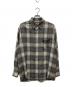 AURALEE（オーラリー）の古着「SUPER LIGHT WOOL CHECK SHIRTS」｜ブラウン