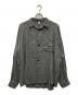 SATOU（サトウ）の古着「nemaki wide check shirt」｜グレー