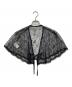 Tanaka Daisuke (タナカ ダイスケ) flower lace velvet ribbon cape ブラック サイズ:FREE：18000円