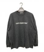 COOTIE PRODUCTIONSクーティープロダクツ）の古着「Pigment Dyed L/S Tee」｜グレー