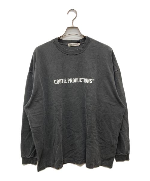 COOTIE PRODUCTIONS（クーティープロダクツ）COOTIE PRODUCTIONS (クーティープロダクツ) Pigment Dyed L/S Tee グレー サイズ:Ｌの古着・服飾アイテム