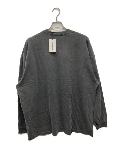 COOTIE PRODUCTIONS（クーティープロダクツ）COOTIE PRODUCTIONS (クーティープロダクツ) Pigment Dyed L/S Tee グレー サイズ:Ｌの古着・服飾アイテム