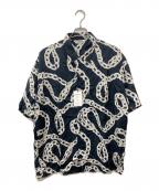 COOTIE PRODUCTIONSクーティープロダクツ）の古着「Rayon Open Collar S/S Shirt/CTE-23S411」｜ブラック
