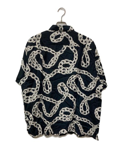 COOTIE PRODUCTIONS（クーティープロダクツ）COOTIE PRODUCTIONS (クーティープロダクツ) Rayon Open Collar S/S Shirt/CTE-23S411 ブラック サイズ:ＸＬの古着・服飾アイテム