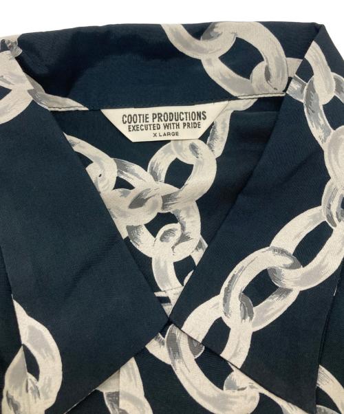 COOTIE PRODUCTIONS（クーティープロダクツ）COOTIE PRODUCTIONS (クーティープロダクツ) Rayon Open Collar S/S Shirt/CTE-23S411 ブラック サイズ:ＸＬの古着・服飾アイテム