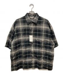 COOTIE PRODUCTIONS（クーティープロダクツ）の古着「R/C Ombre Check S/S Shirt/CTE-23S407」｜ブラック