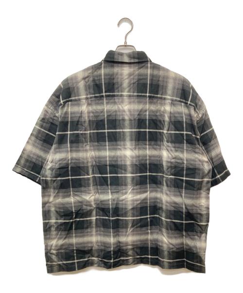 COOTIE PRODUCTIONS（クーティープロダクツ）COOTIE PRODUCTIONS (クーティープロダクツ) R/C Ombre Check S/S Shirt/CTE-23S407 ブラック サイズ:Ｌの古着・服飾アイテム