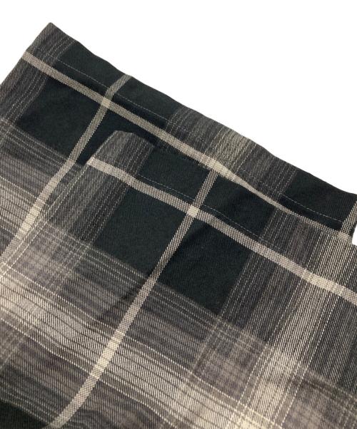 COOTIE PRODUCTIONS（クーティープロダクツ）COOTIE PRODUCTIONS (クーティープロダクツ) R/C Ombre Check S/S Shirt/CTE-23S407 ブラック サイズ:Ｌの古着・服飾アイテム