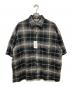 COOTIE PRODUCTIONS（クーティープロダクツ）の古着「R/C Ombre Check S/S Shirt/CTE-23S407」｜ブラック