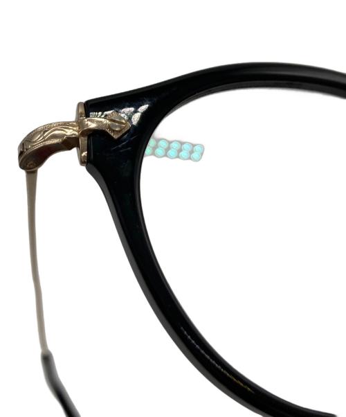 EYEVAN（アイヴァン）EYEVAN (アイヴァン) アイウェア/e-0505-(47)・PBK/G ブラック サイズ:47-24-145の古着・服飾アイテム