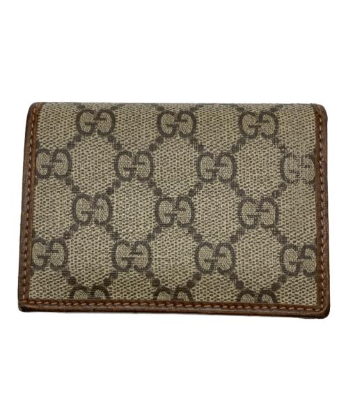 GUCCI（グッチ）GUCCI (グッチ) GGスプリームホースビットウォレット/621887 ブラウンの古着・服飾アイテム