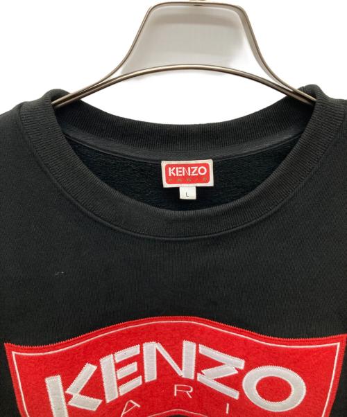 KENZO（ケンゾー）KENZO (ケンゾー) PARIS CLASSIC SWEAT/FC65SW4164ME ブラック サイズ:Ｌの古着・服飾アイテム
