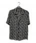 BALMAIN（バルマン）の古着「Macro Monogram Pyjama Shirt/HN011VD01」｜ブラック
