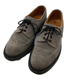 Tricker's（トリッカーズ）の古着「BOURTON スウェードウィングチップシューズ/884631」｜グレー