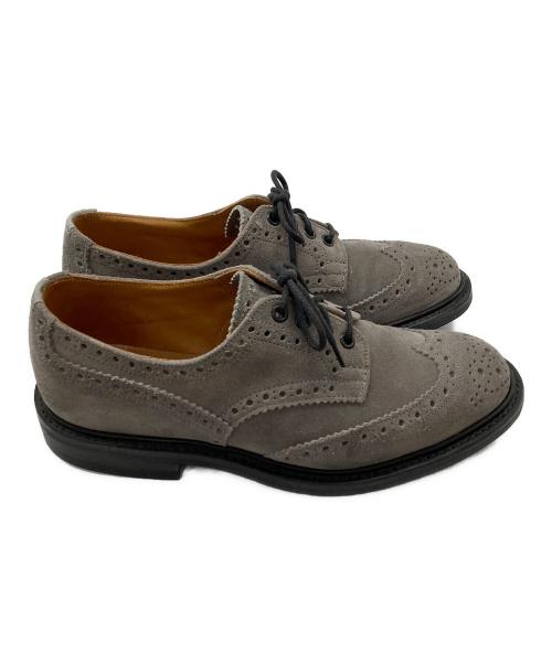 Tricker's（トリッカーズ）Tricker's (トリッカーズ) BOURTON スウェードウィングチップシューズ/884631 グレー サイズ:8.5の古着・服飾アイテム