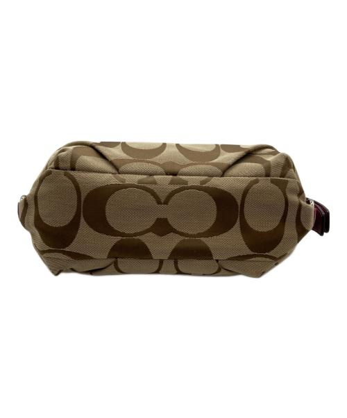 COACH（コーチ）COACH (コーチ) シグネチャーワンショルダーバッグ/F15068 ベージュの古着・服飾アイテム