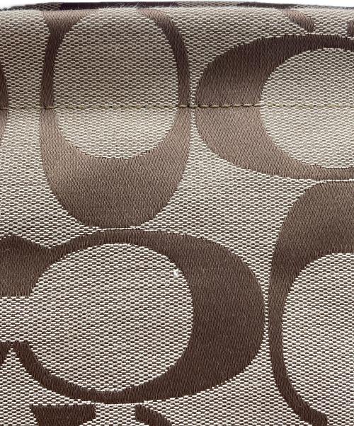 COACH（コーチ）COACH (コーチ) シグネチャーワンショルダーバッグ/F15068 ベージュの古着・服飾アイテム