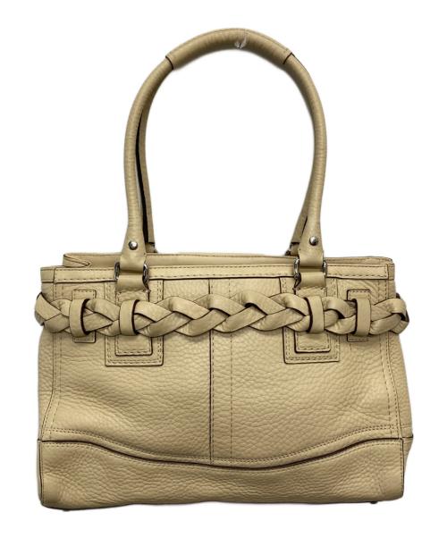 COACH（コーチ）COACH (コーチ) Hamptons Carryall/ハンドバッグ/F13084 ベージュの古着・服飾アイテム