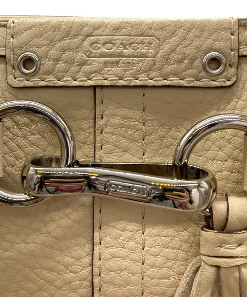 COACH（コーチ）COACH (コーチ) Hamptons Carryall/ハンドバッグ/F13084 ベージュの古着・服飾アイテム