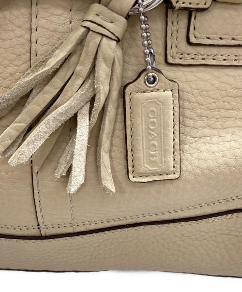 COACH（コーチ）COACH (コーチ) Hamptons Carryall/ハンドバッグ/F13084 ベージュの古着・服飾アイテム