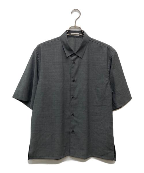 ATON（エイトン）ATON (エイトン) 26SS TWIST WOOL GAUZE | ハーフスリーブシャツ/BLAGLM6932 グレー サイズ:04の古着・服飾アイテム